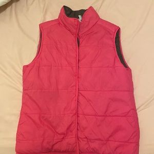 hot pink champion vest is in great condition and is in a size large.